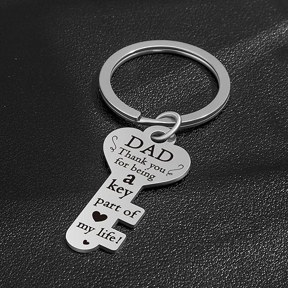 Funny Birthday Gift Ideas for Father’s Day and Anniversaries Key-Shaped Keychain