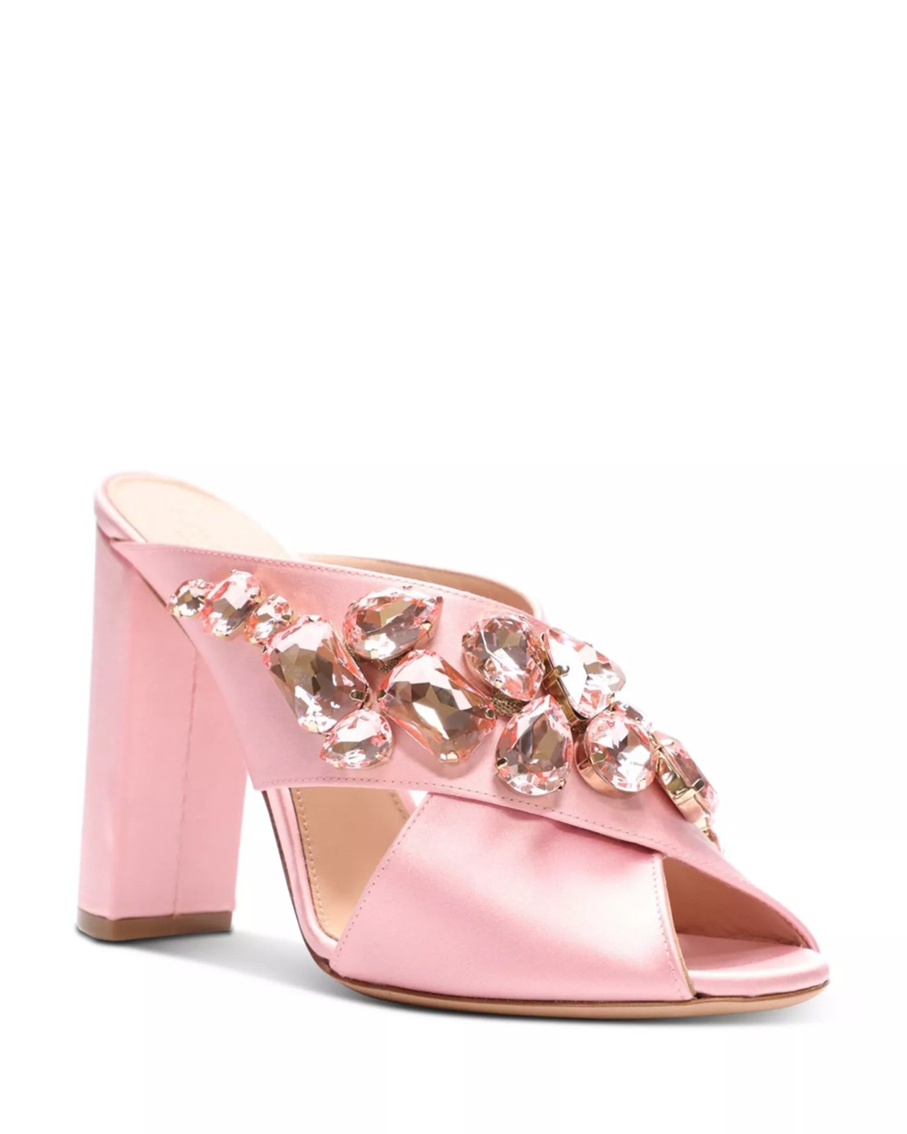 1050$ Giambattista Valli Embellished Satin Sandals Women’s Size 7.5 US Pink