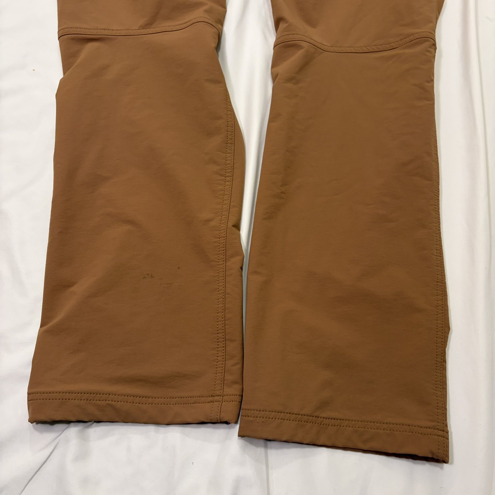 Truewerk T2 Werkpant Mens Size 38×36 Sand Straight Leg Nylon Poly Spandex Good