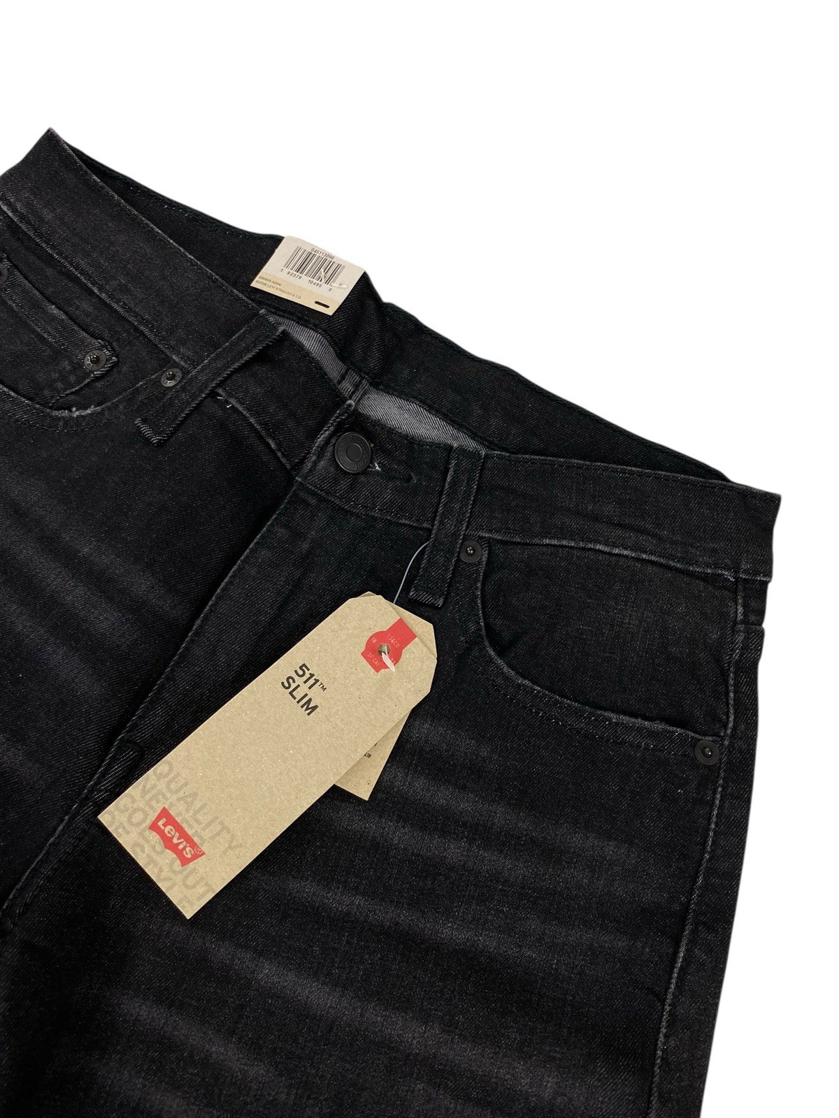 NEW Levi’s Strauss 511 Slim Stretch Black Mens Denim Jeans Size 30×32