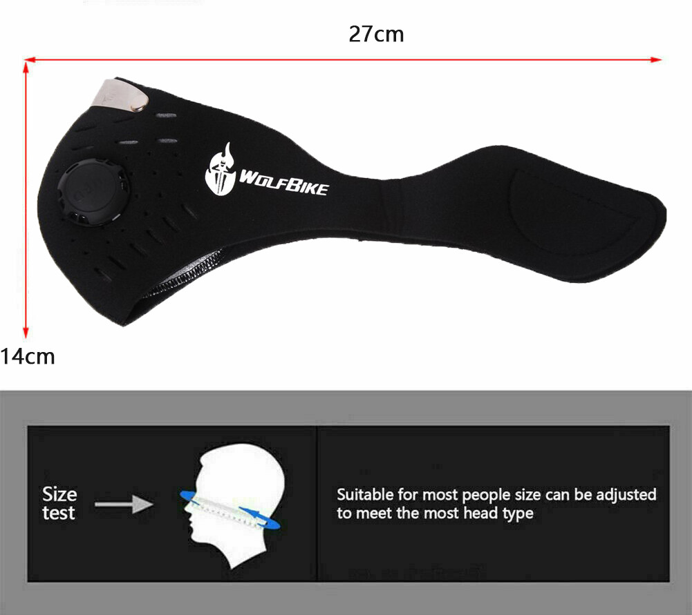 Anti Pollution Face Mask with Military Grade Protection Reusable Dust Half Mask