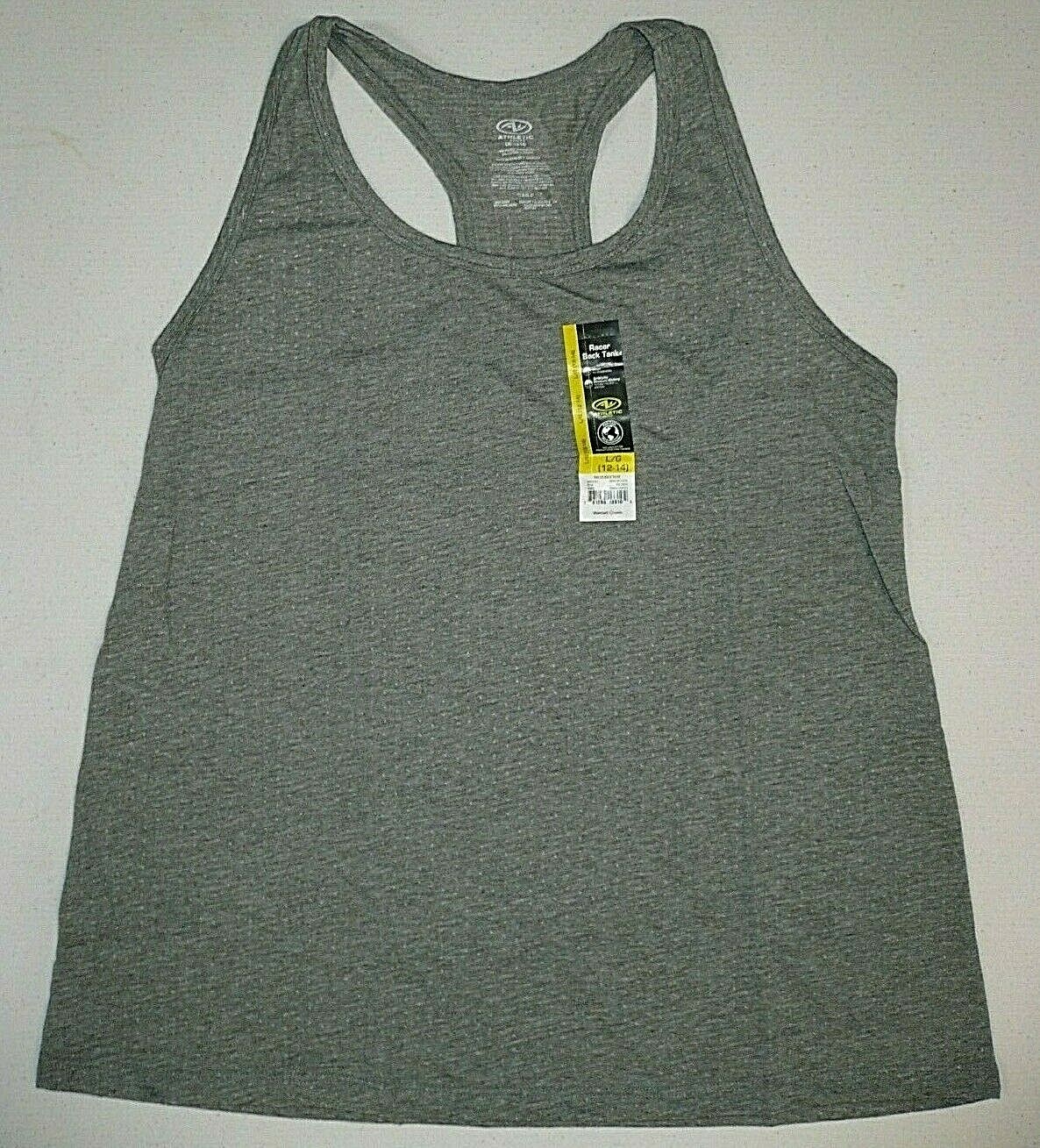 Athletic Works Women’s Core Mesh Racerback Tank Top MEDIUM (8-10) Gray Heather