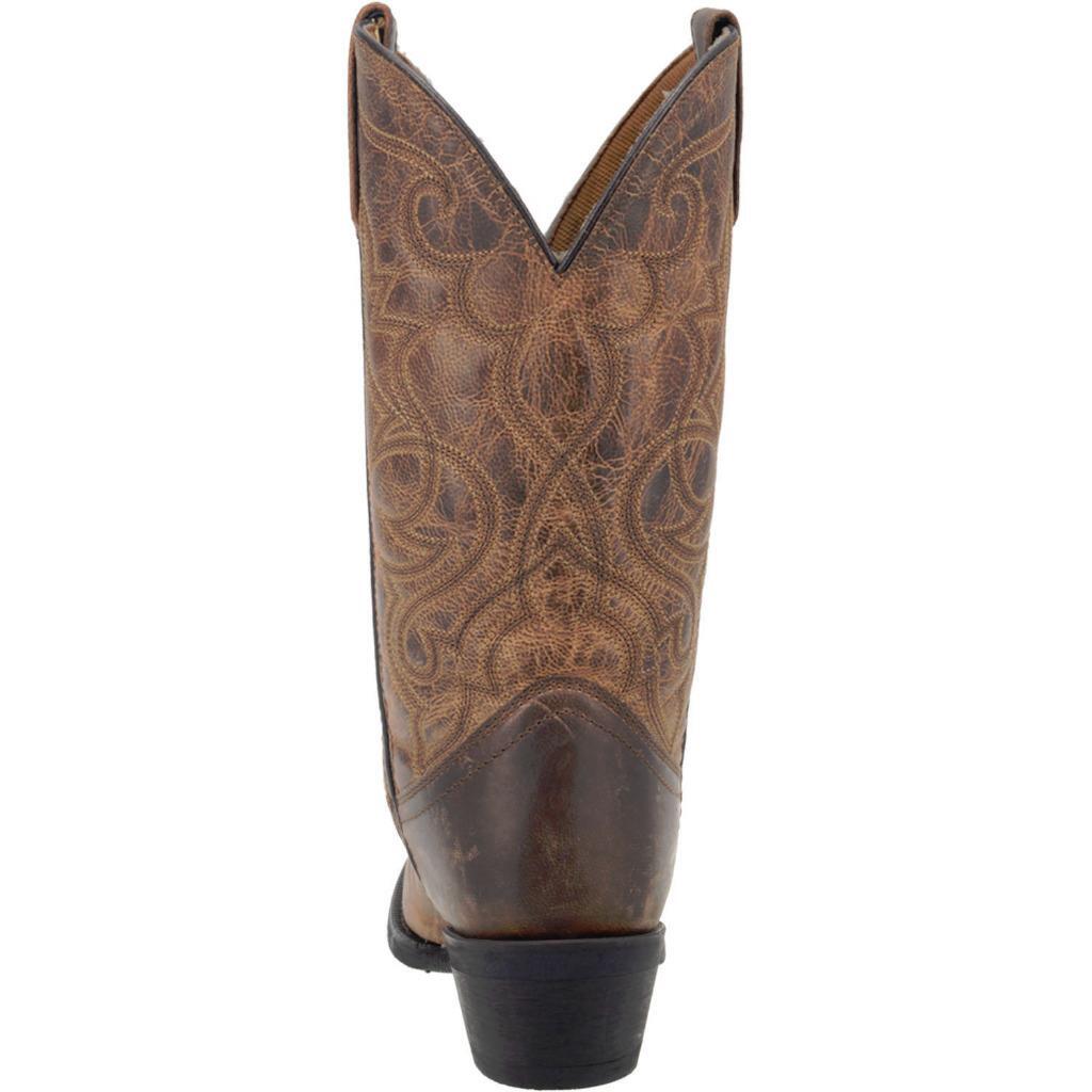 LAREDO MADDIE 11″ TAN DISTRESED WOMEN’S LEATHER WESTERN BOOTS 51112 NEW NIB