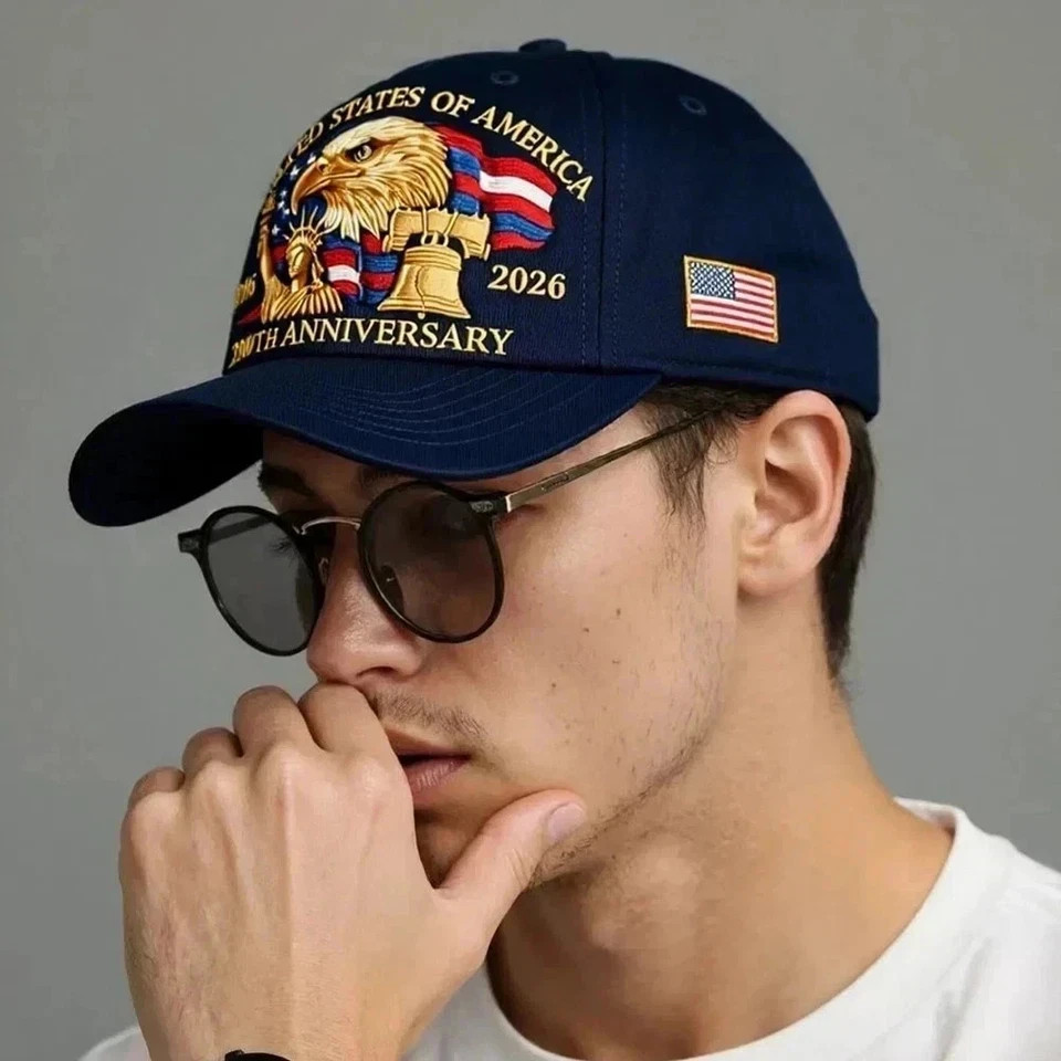Baseball Cap United States 250th Anniversary Hat Suitable for Multiple Occasion