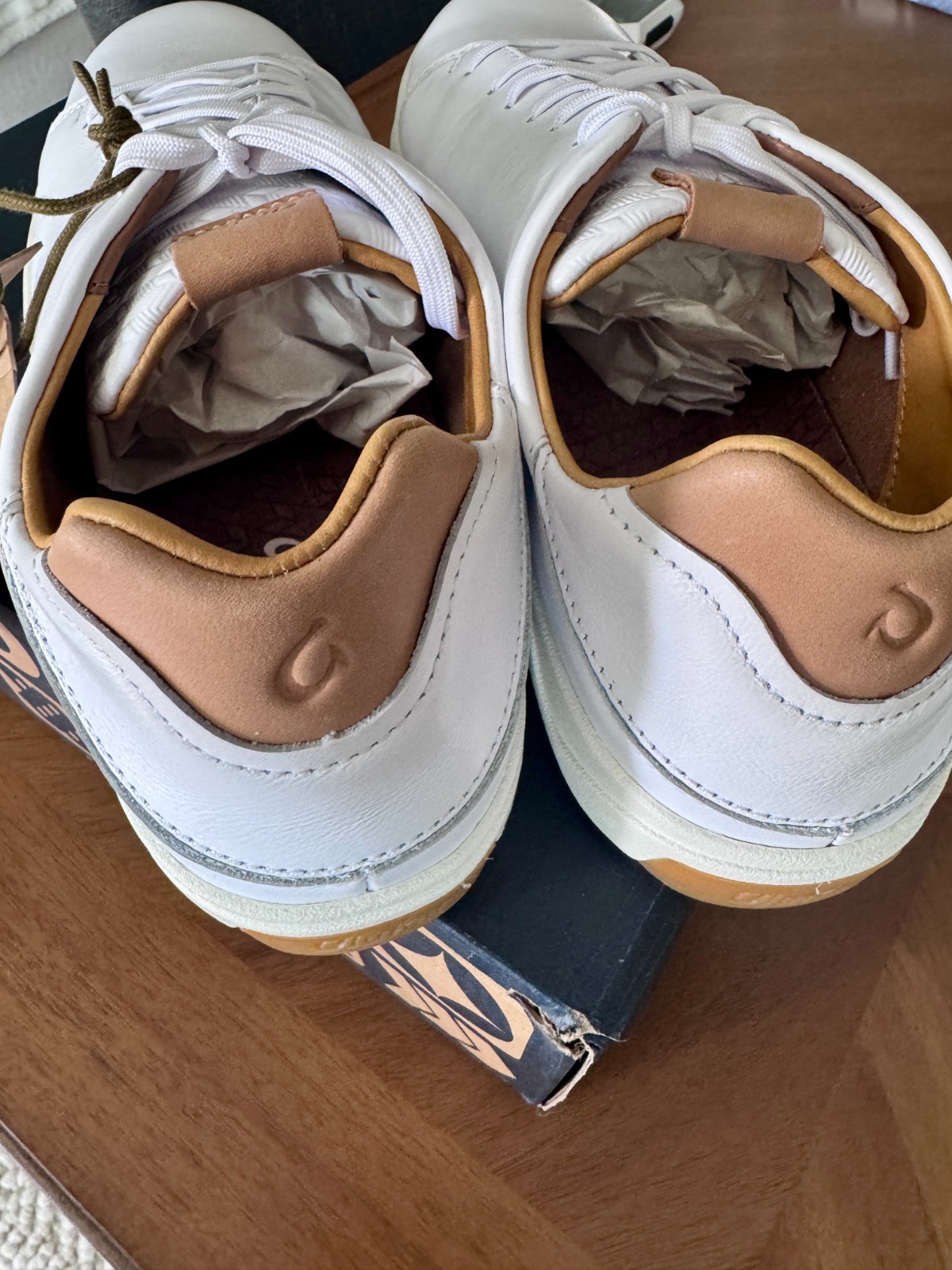 Men’s Olukai Lae’Ahi Li ‘Ili New in Box Size 12 Bright White/Bright White