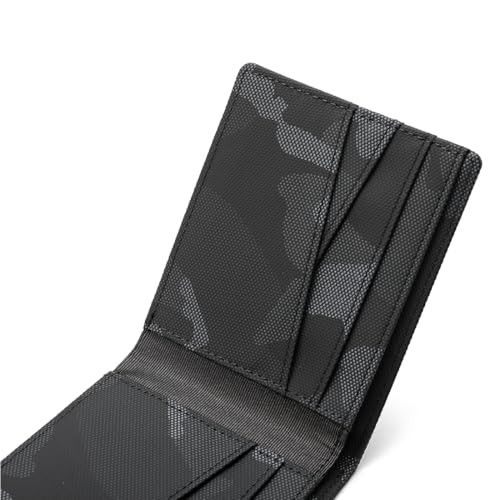 RFID Wallets Bifold Simple Synthetic – black