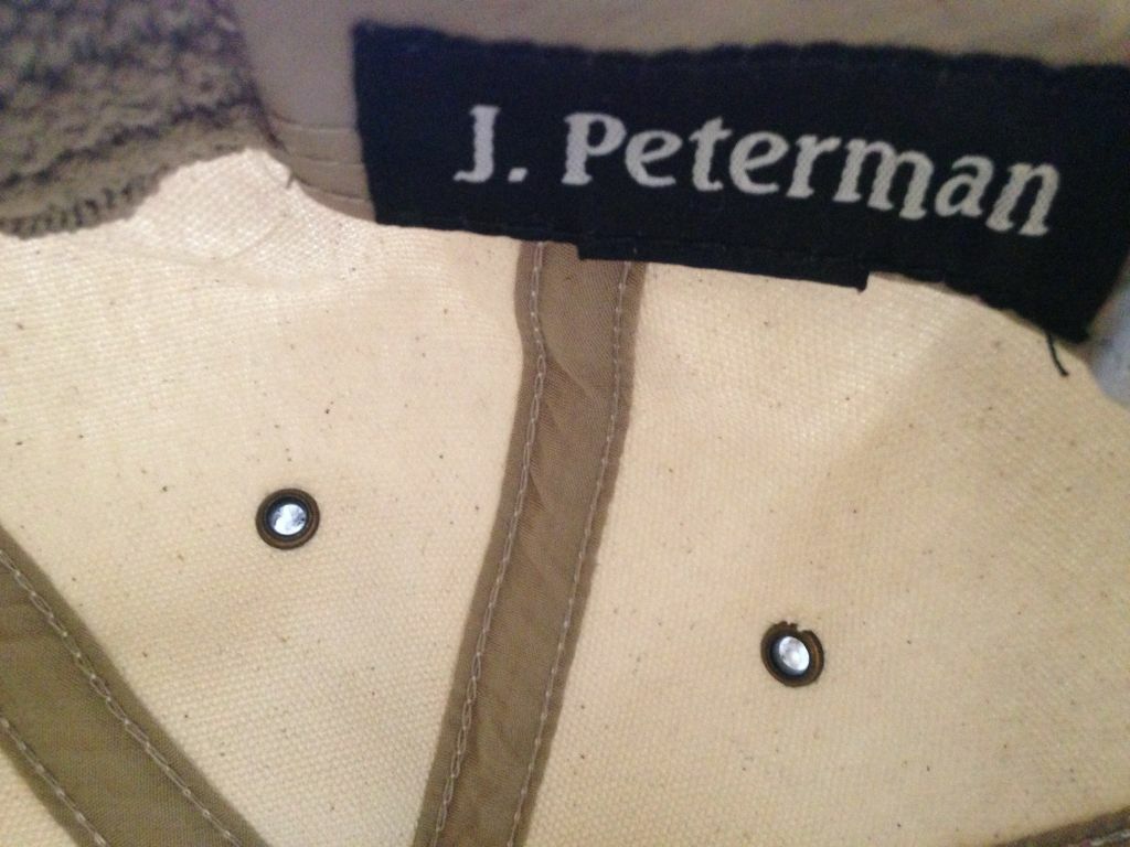 $47 SALE (1) WEEK * J PETERMAN CAP VINTAGE STYLE HEMINGWAY LONG BILL FISHING HAT