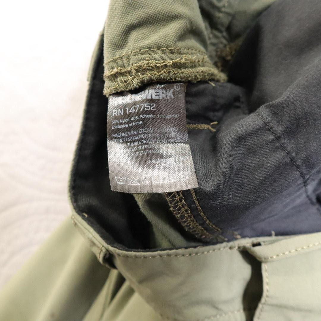 Truewerk T1 Werkpant Cargo Pants Mens 30×32 Green Stretch Outdoor Workwear