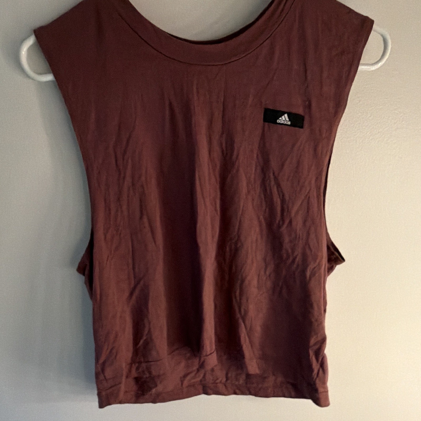 Adidas Burgundy Tank Top T-shirt Woman’s Size Medium New with Tags