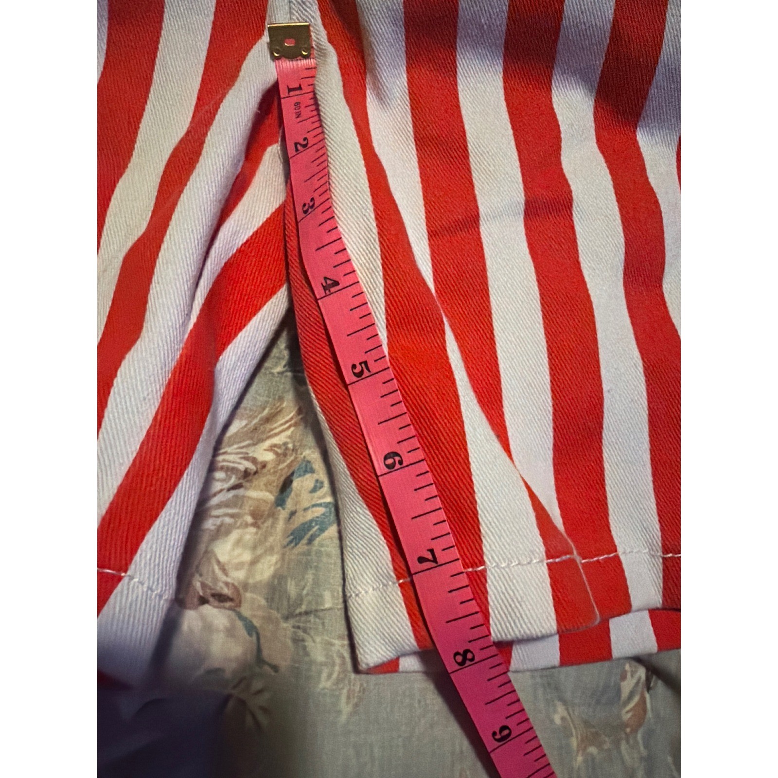 USA American Flag Patriotic Stars and Stripes Shortall Overalls Red White Blue M