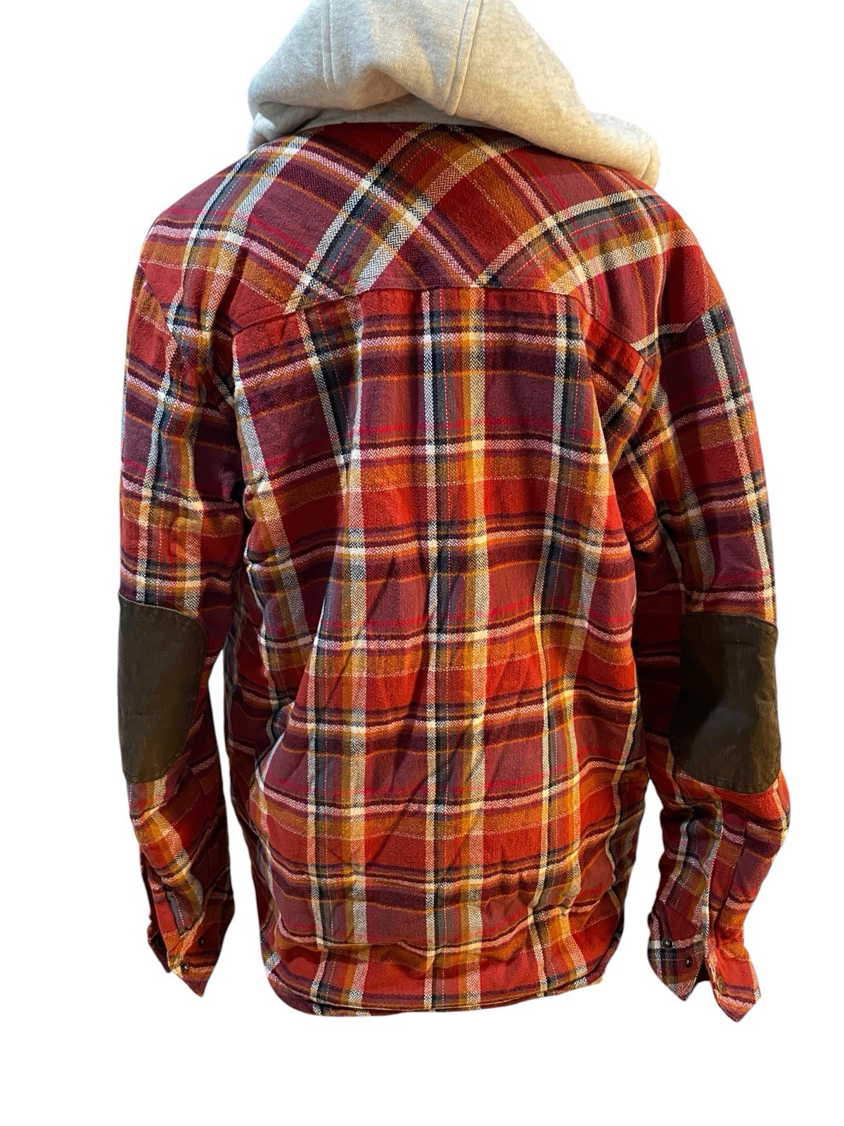 Legendary Whitetails Jacket Plaid Lined Flannel Sherpa Thermal Size Med