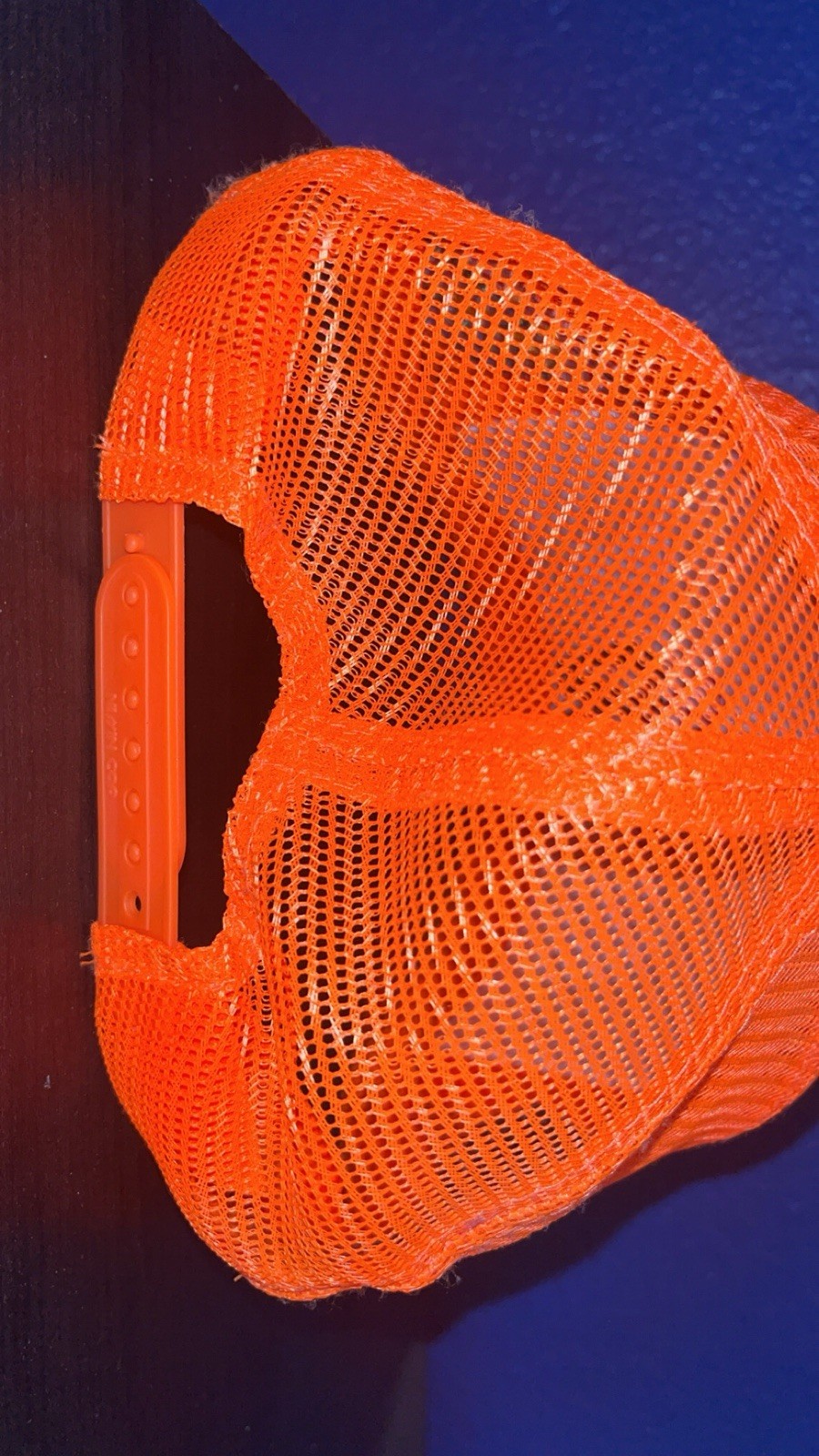 Soul Rich Orange Trucker Hat Adjustable Mesh Back Money Earth Embroidery Men