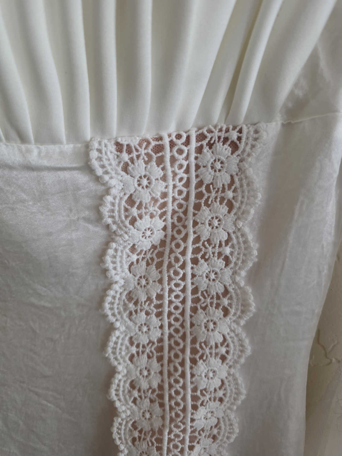 NWT LaceMade Moonlight Hera Dress Lace Victorian Edwardian White Size Small Lace