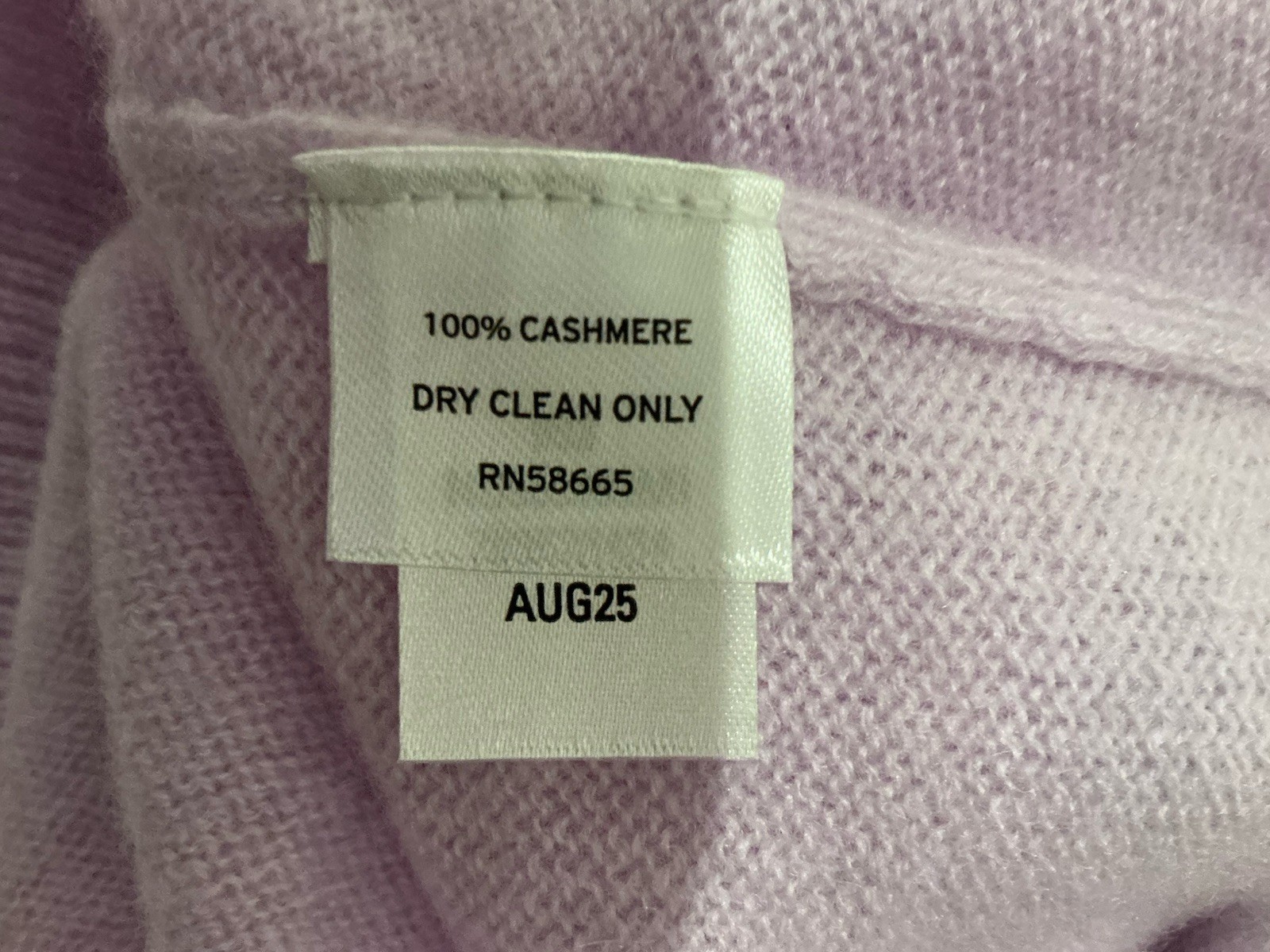 NWT 100% Cashmere Nordstrom Purple Sz Xs Lightweight Sweater