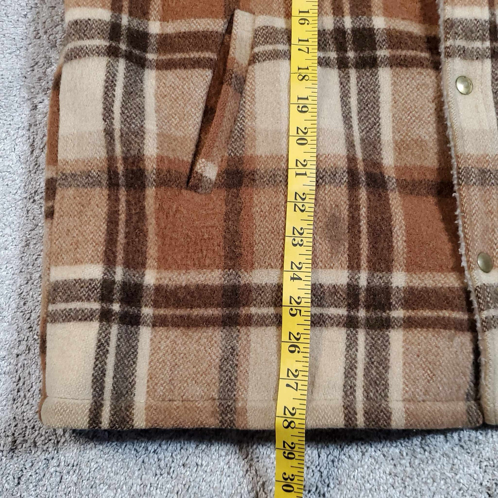 Vintage 70’s 80’s Montgomery Ward Quality Sportswear Jacket Lined Plaid XL RARE