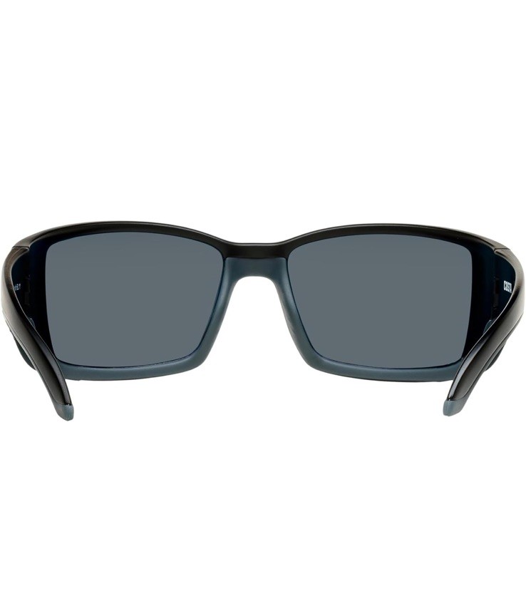 COSTA DEL MAR shiny black/gray HAMMERHEAD polarized 580P sunglasses NEW!