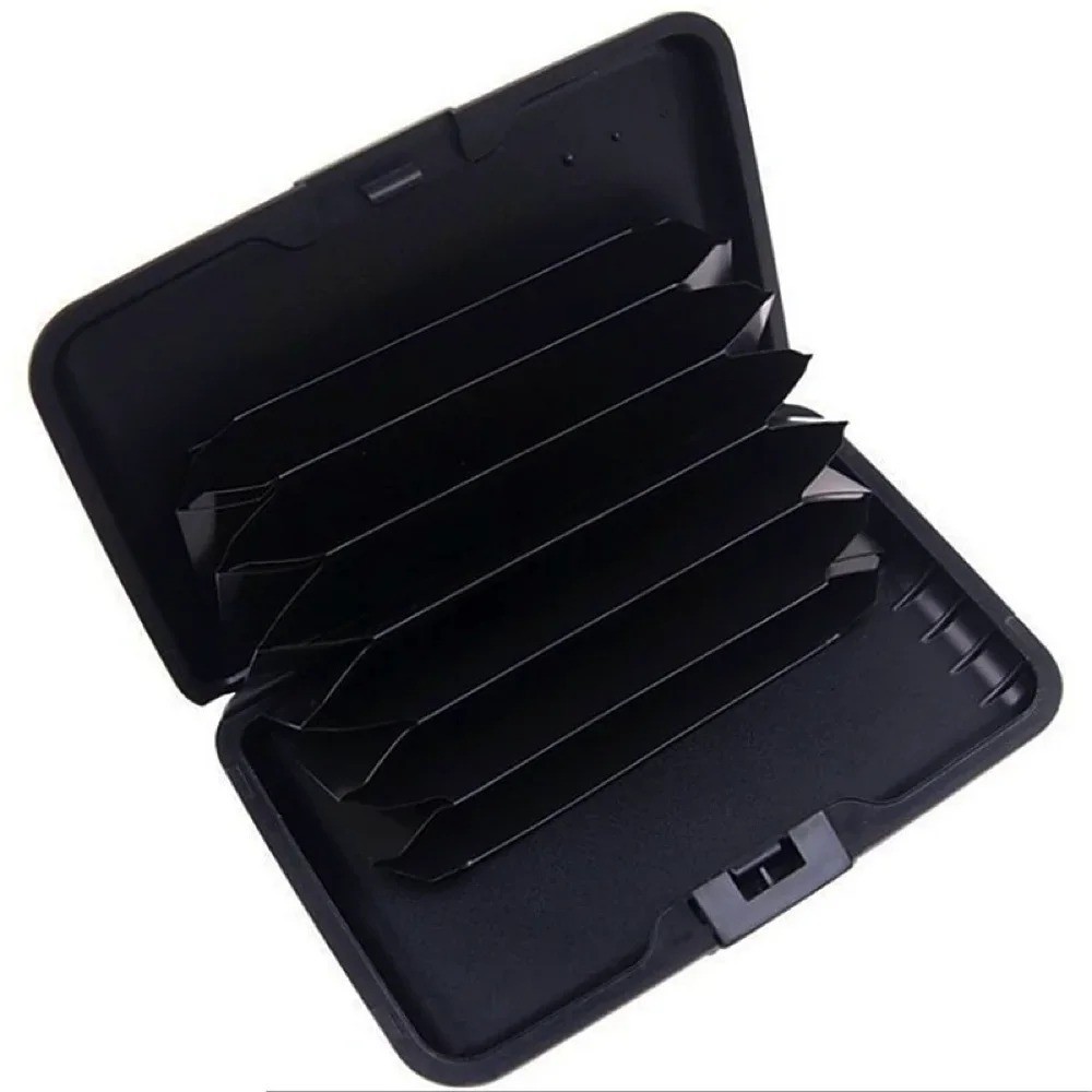 Aluminum RFID Blocking Credit Card Holder for Men & Women Stylish Travel Wallet