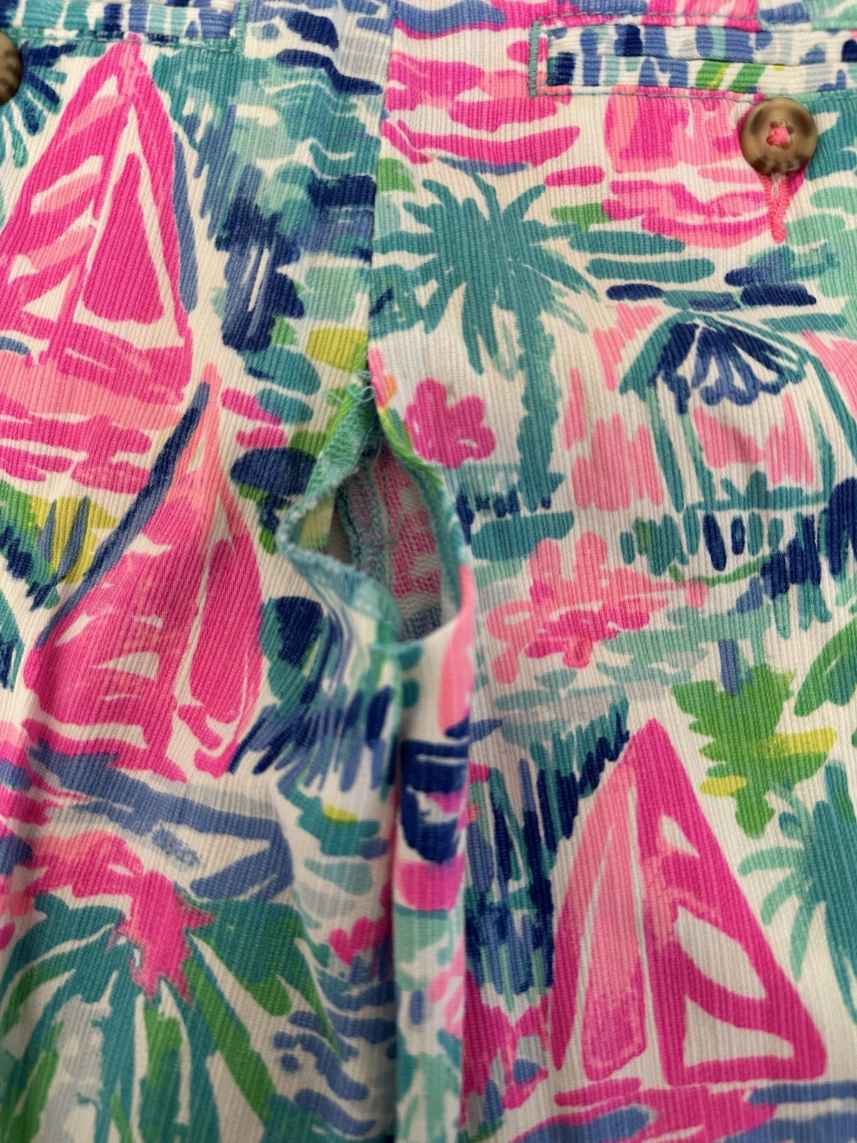 Lilly Pulitzer Boys Sz 6 Salt In The Air Beaumont Shorts SEE DESCRIPTION