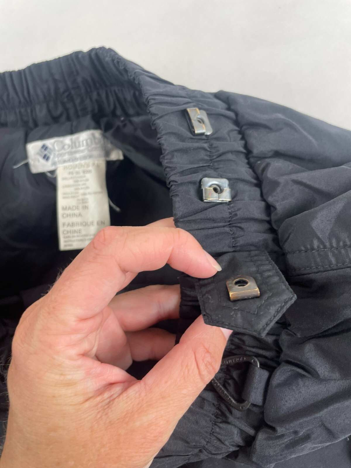 Columbia Snowpants Women’s Size XL Black Insulated Pockets Adjustable Waist Tabs