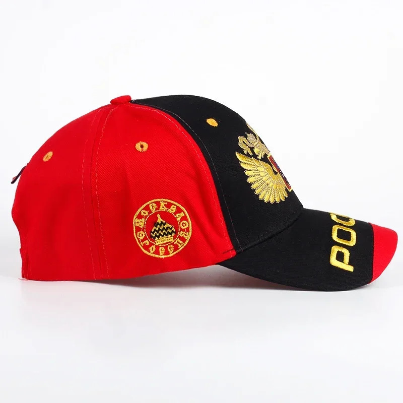 Russia Embroidery Baseball Cap Unisex Adjustable Outdoor Sports Hip Hop Sun Hat