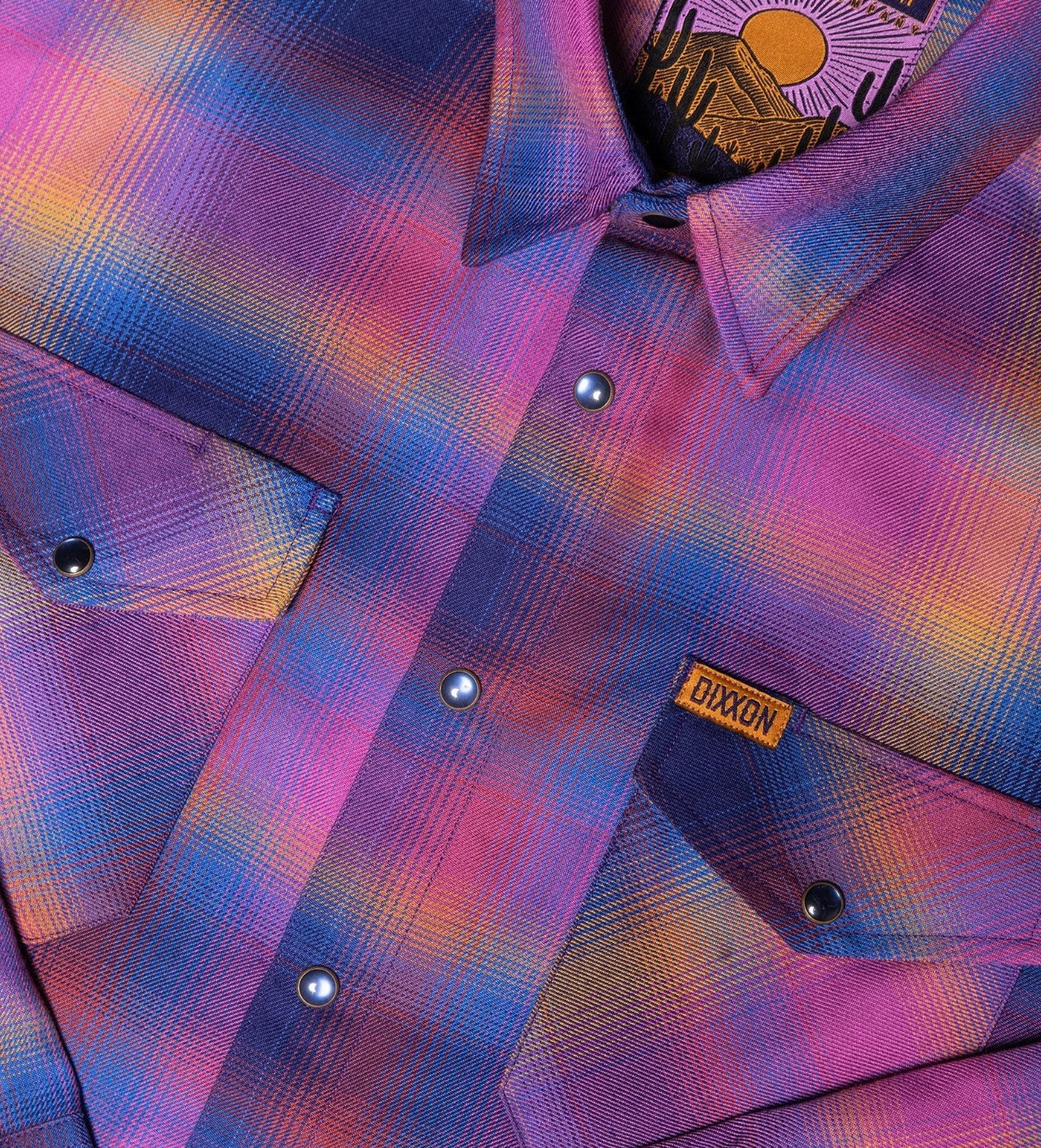 Dixxon Flannel “Desert Mornings” Men’s 2XL XXL Plaid Snap Button Shirt SOLD OUT