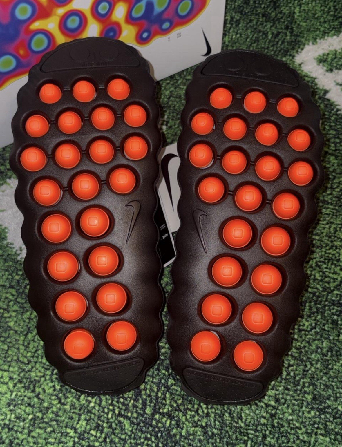 Nike Mind 001 black chrome slides