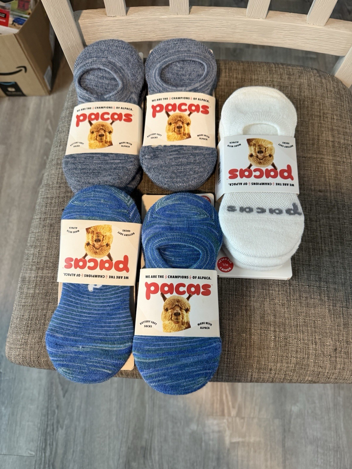 Pacas Alpaca Soft as Cashmere Women’s No-Show Socks M/L 5 Pair