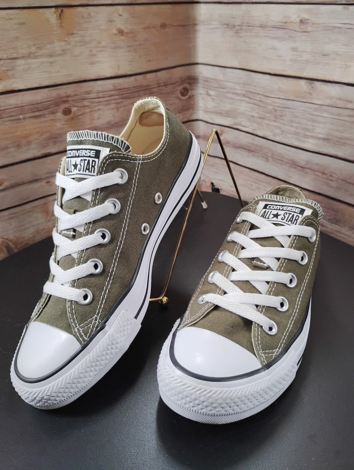 Converse All Star Chuck Taylor Low Top Olive Green 151184F Men 4 / Women 6 -…