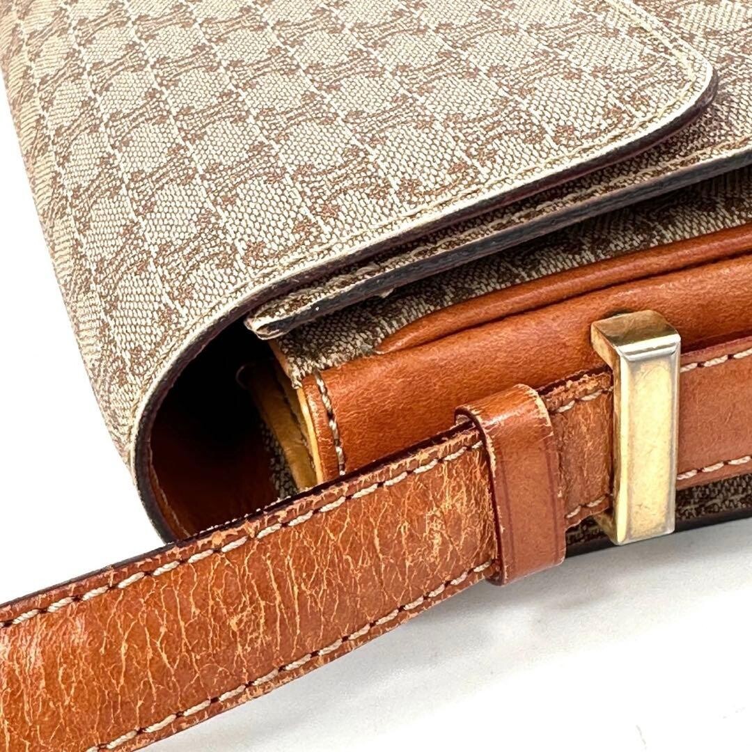 CELINE Shoulder Bag Macadam Horse carriage hardware Authentic From Japan