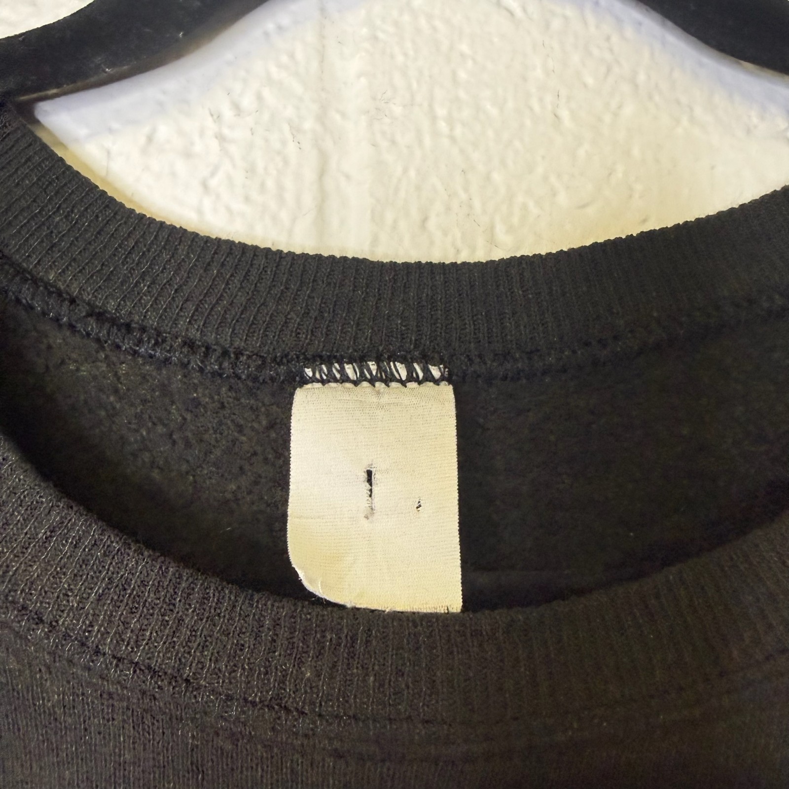 Vintage 1986 3D EMBLEM Crewneck Sweatshirt Eagle Biker Motorcycle Black 80s 90s