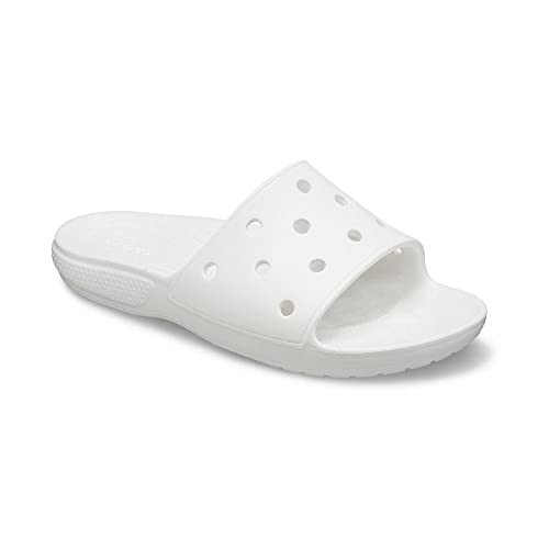CROCS UNISEX ADULT CLASSIC SLIDE SANDALS MEN 4 WOMEN 6 WHITE