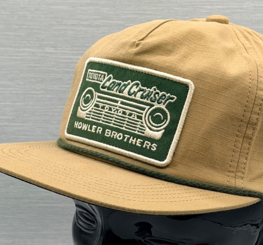 Howler Brothers Land Cruiser Cap Tan Baseball Snapback Camping Outdoor Hat