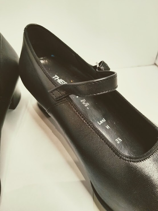 THERESIA M. Leni Women’s Black Heels Comfort Orthopedic inserts Size 7.5 US