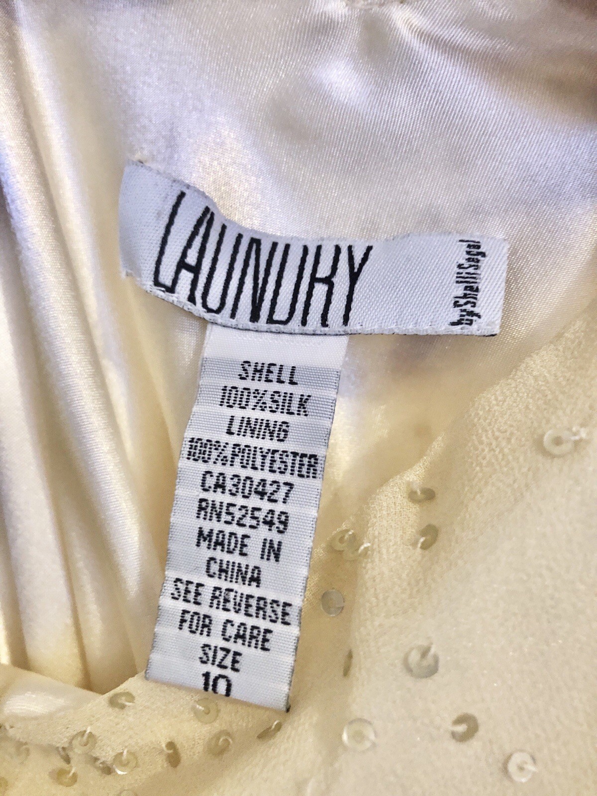 Vintage Laundry by Shelli Segal Silk Butter Yellow Midi Dress Size 10 Y2K Fairy