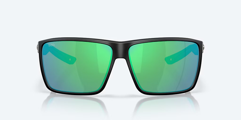Costa Del Mar Rincon II Matte Black/Green Mirror 580G POLARIZED Sunglasses