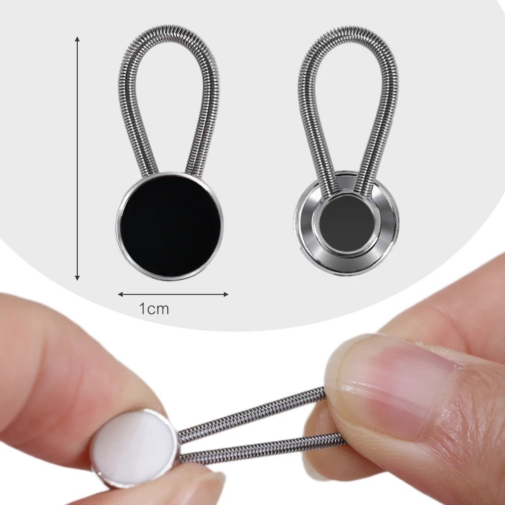2-10Pcs Metal Collar Neck Waist Extender Buttons For Men Dress Shirts Pants Belt