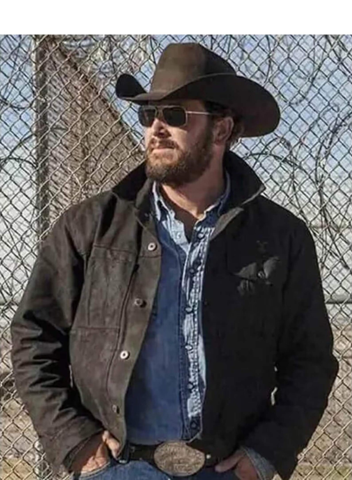 Rip Wheeler Yellowstone Black Cotton Jacket