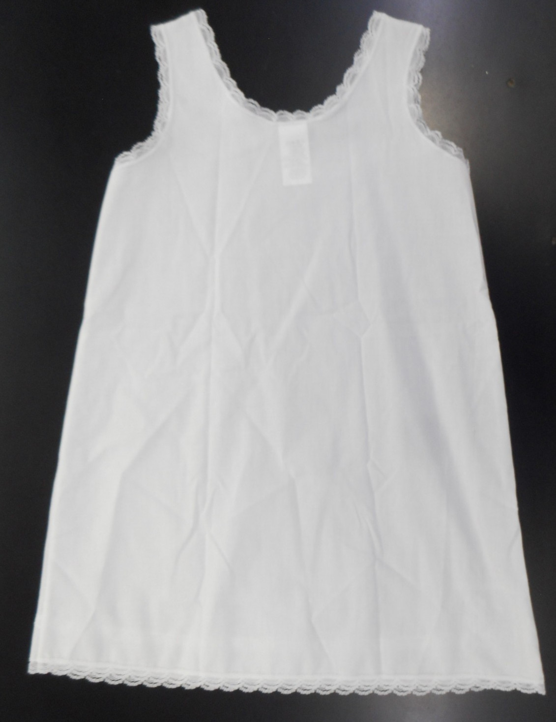 Infant-Toddler-Girls J.C. Collections White Cotton Slip Sizes 24 Months – 6