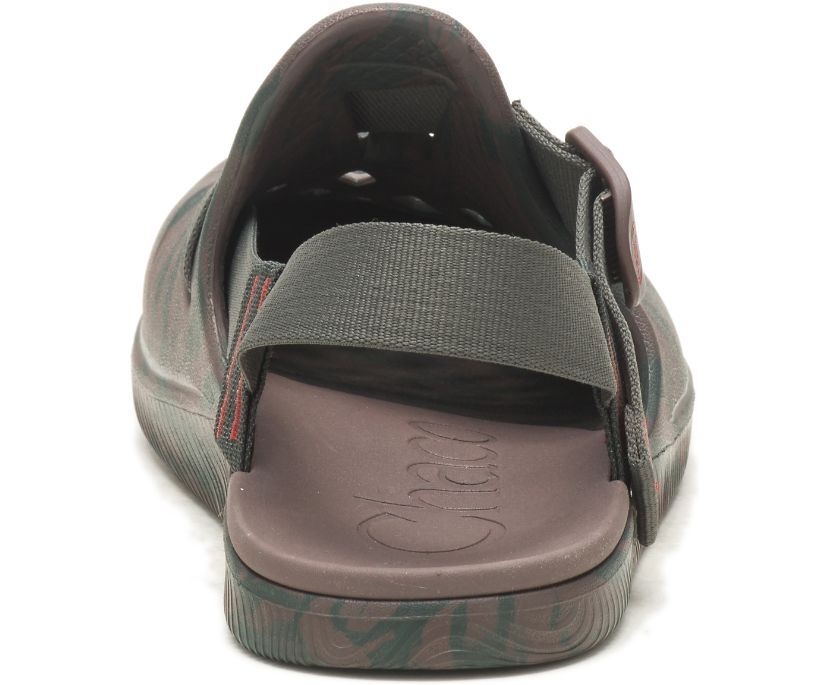 Chaco Chillos Clog Sz 9 M EU 42 Men’s Closed Toe Sandals Woodsy Growth JCH108635