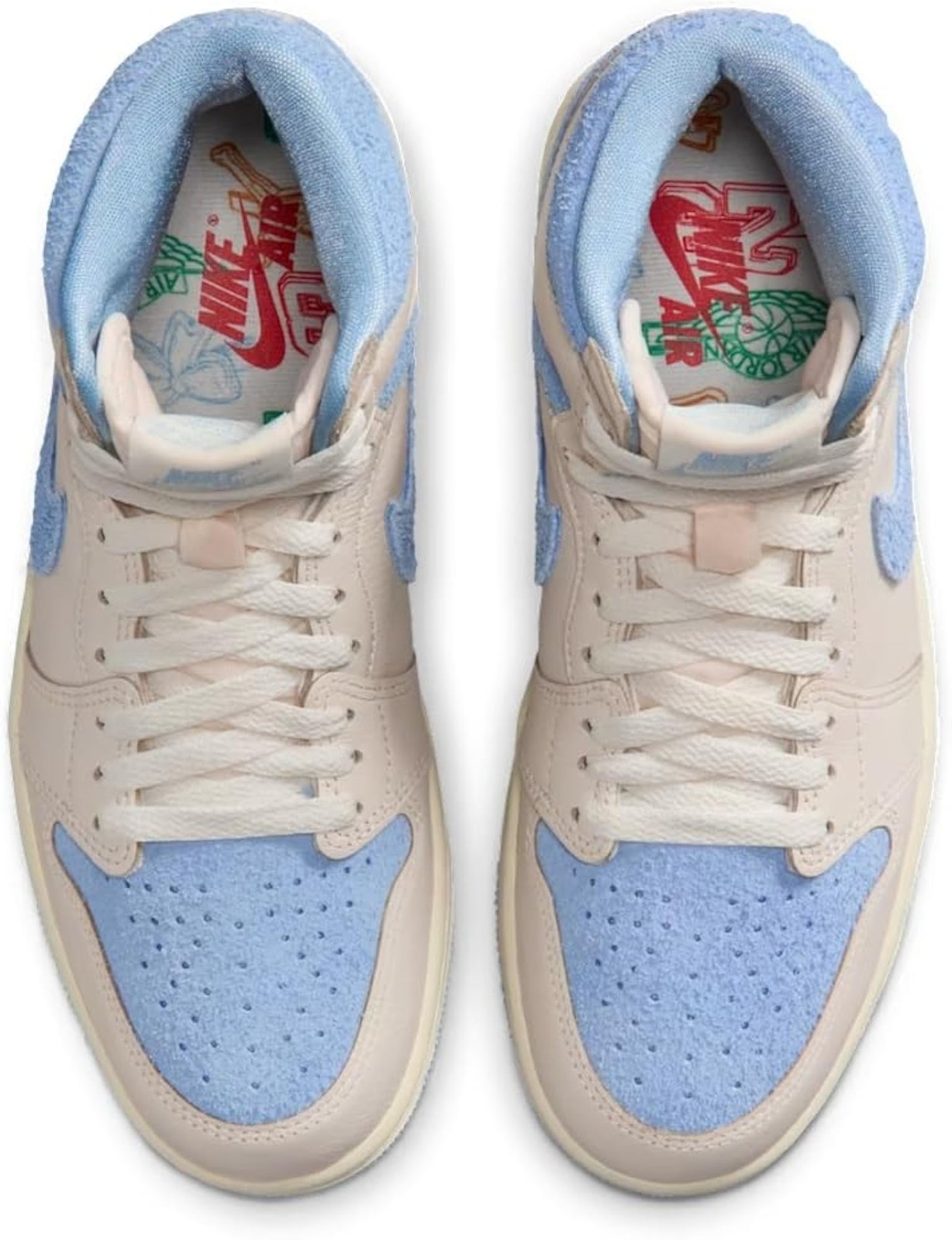 Nike Womens Air Jordan 1 Retro High OG Pale Ivory Psychic Blue – Pale Ivory Psyc