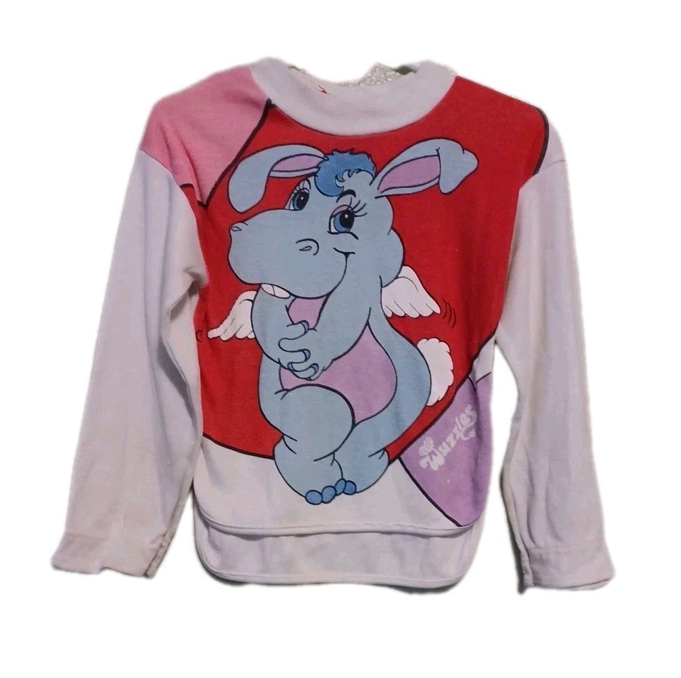 Vintage Kids Child Walt Disney WUZZLES Show Long-sleeve shirt Size 4 Used As-Is