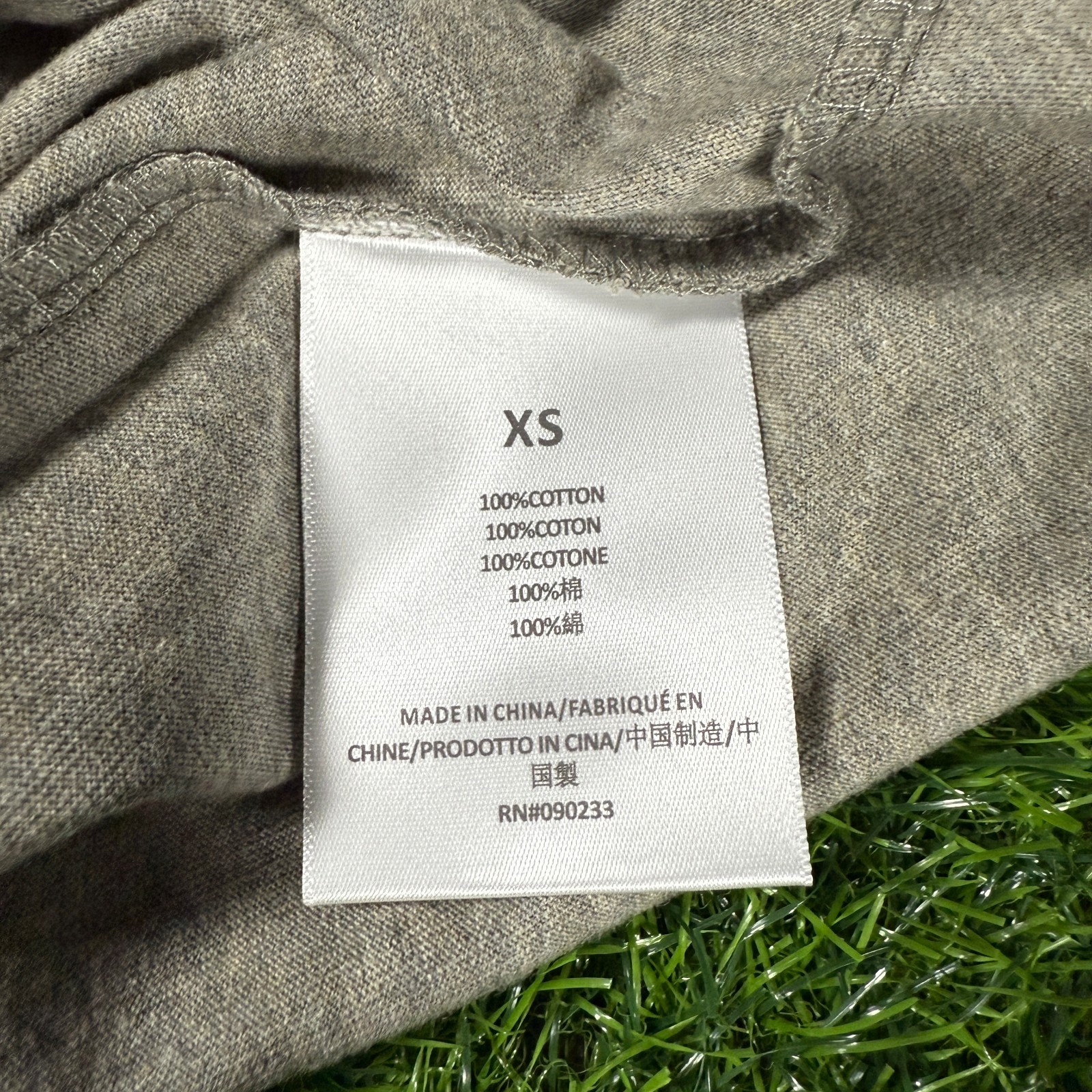 Fear of God Essentials T-Shirt SS22 Dark Oatmeal Gray – 100% Authentic (XS-XL)
