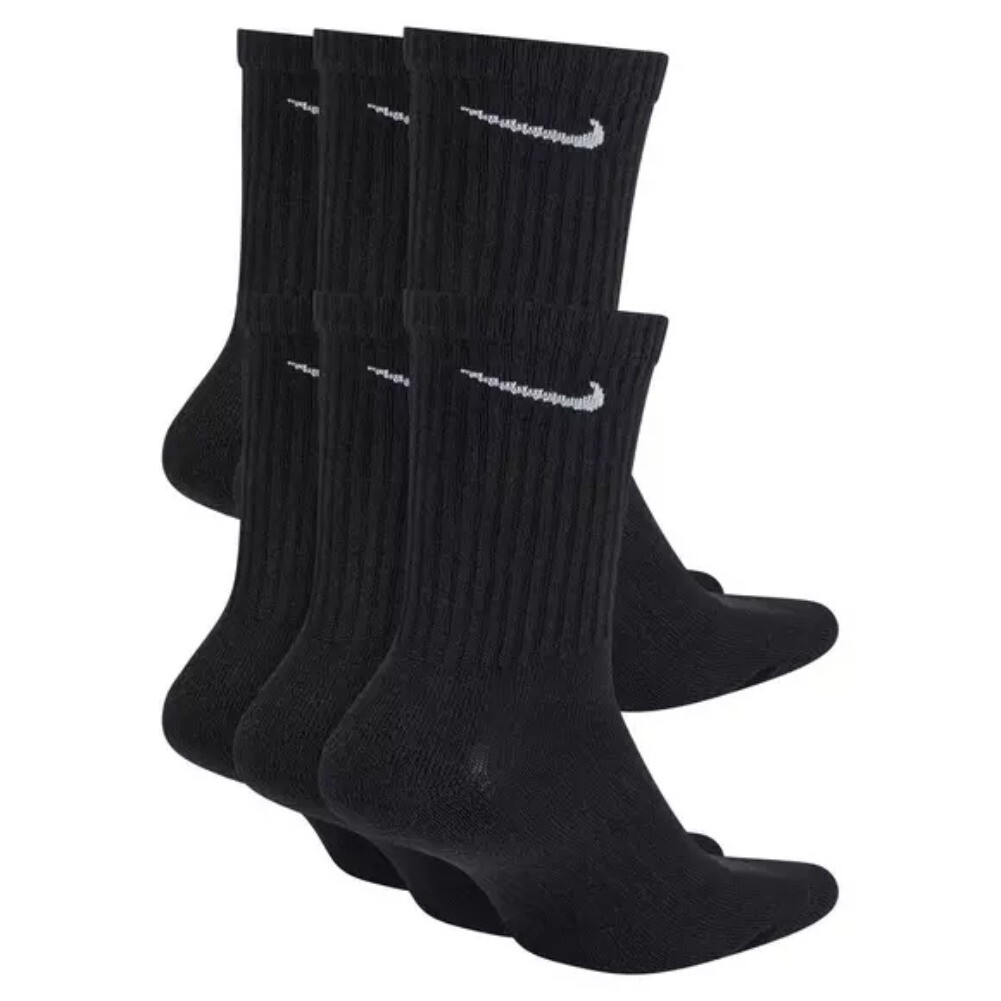 Nike Men’s Socks Dri-Fit Everyday Cushioned Athletic Fitness Crew Training Socks