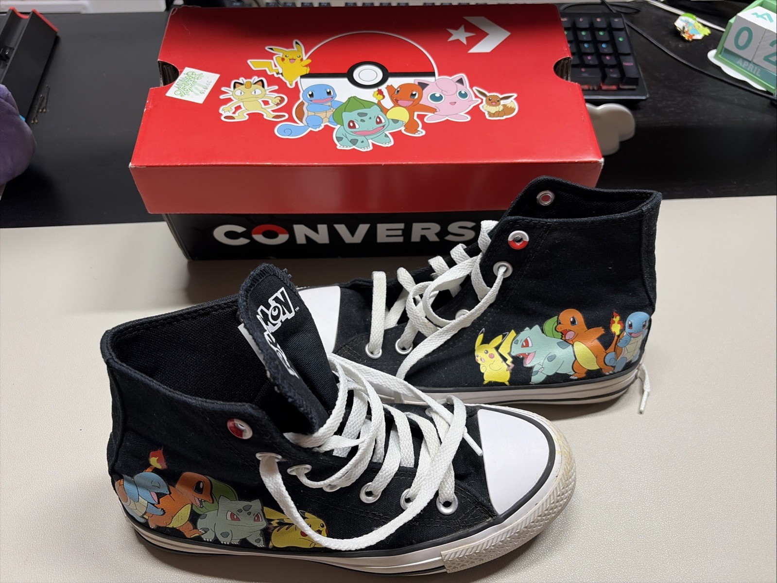 Converse Pokemon x Chuck Taylor All Star First Partners Men 4 Women 6 EUR 36.5
