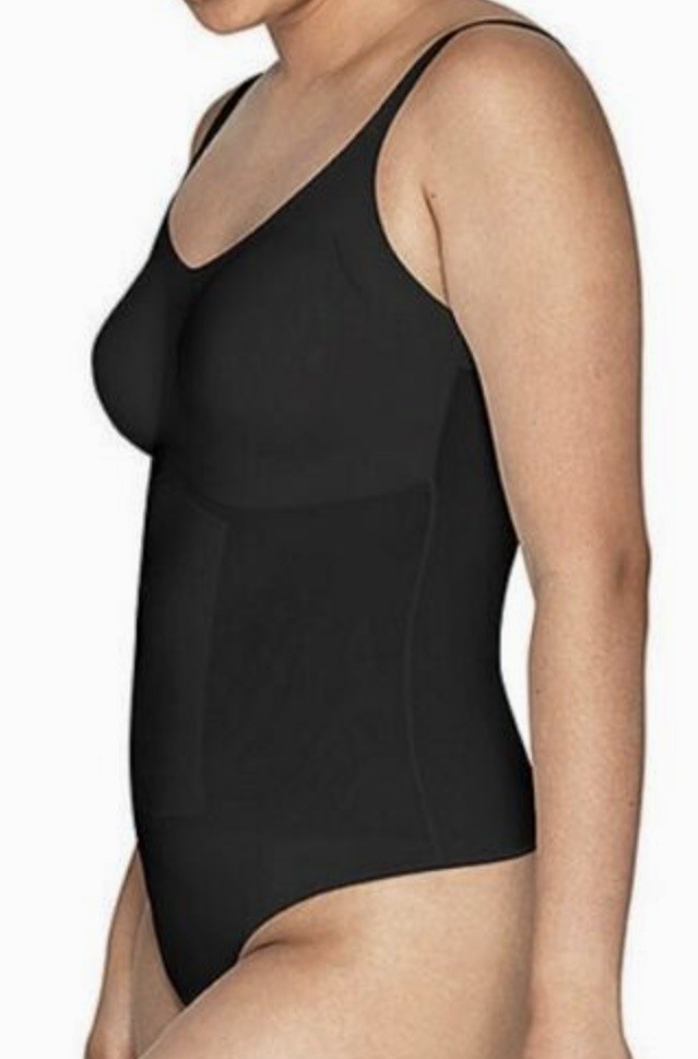 MAIDENFORM Power Players Control Black Thong Bodybriefer Women S M L XL 2XL 3XL