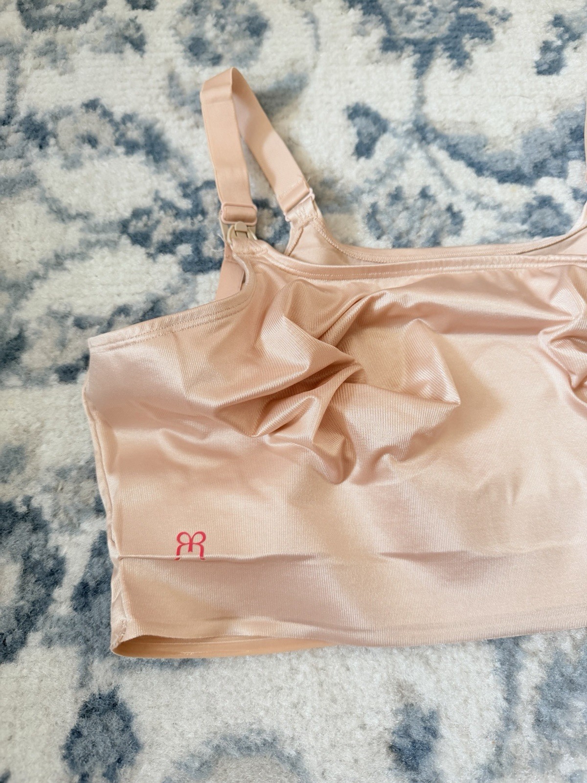 Ruby Ribbon Nursing Demiette Size 44 Nude Beige Seamless Shaping Cami Style 3037