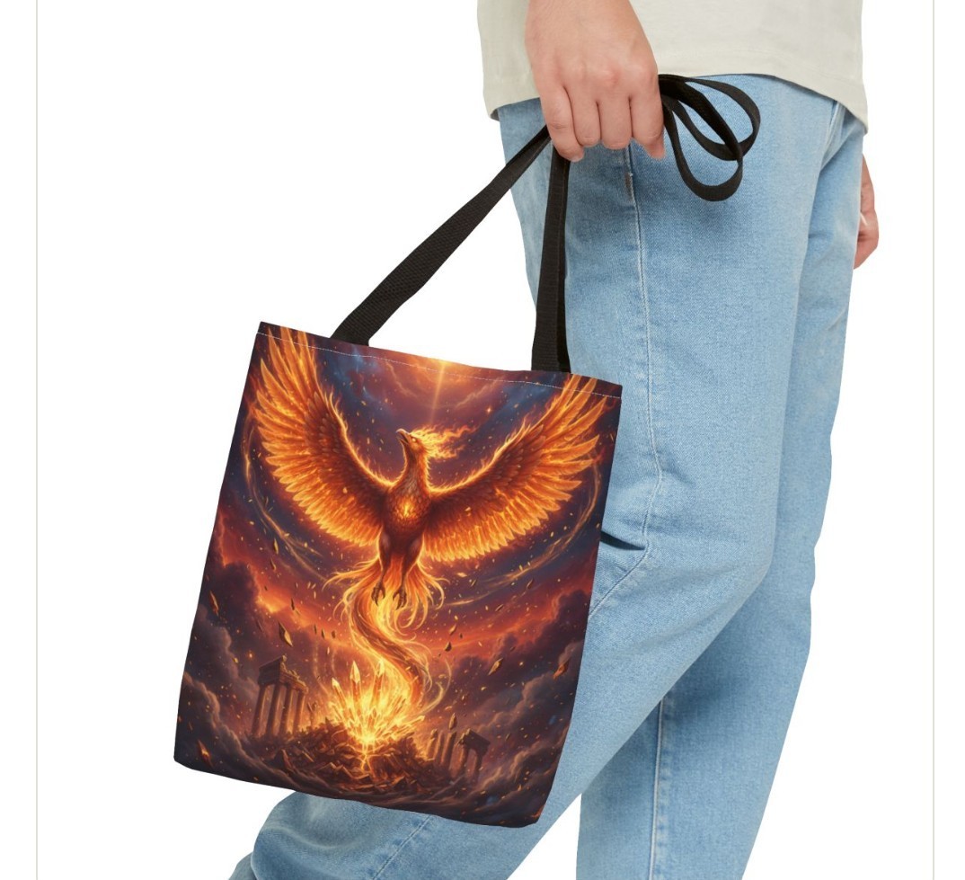 Tote Bag AOP Phoenix Rising