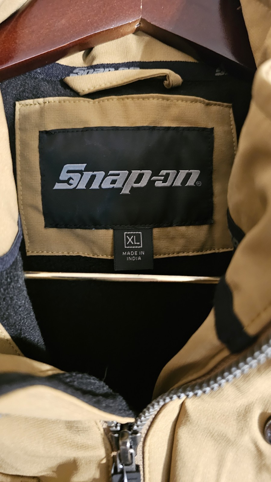 NEW Snap-on Tools 2025 Hooded Winter Jacket Men’s XL Gold/Tan 105th Anniversary
