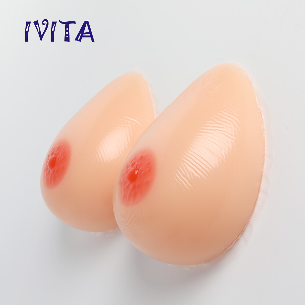 A-FF Cup Teardrop Self-adhesive Silicone Breast Forms CD Boobs Bra Enhancers