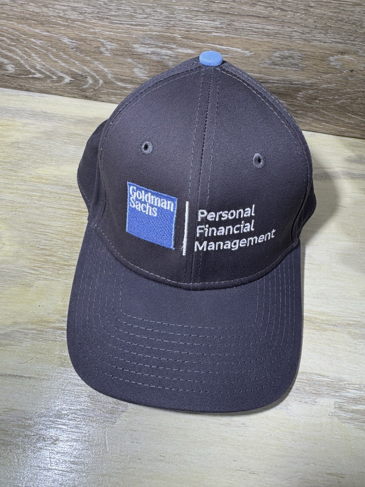 New Era Goldman Sachs Personal Financial Management Hat Gray Embroidered